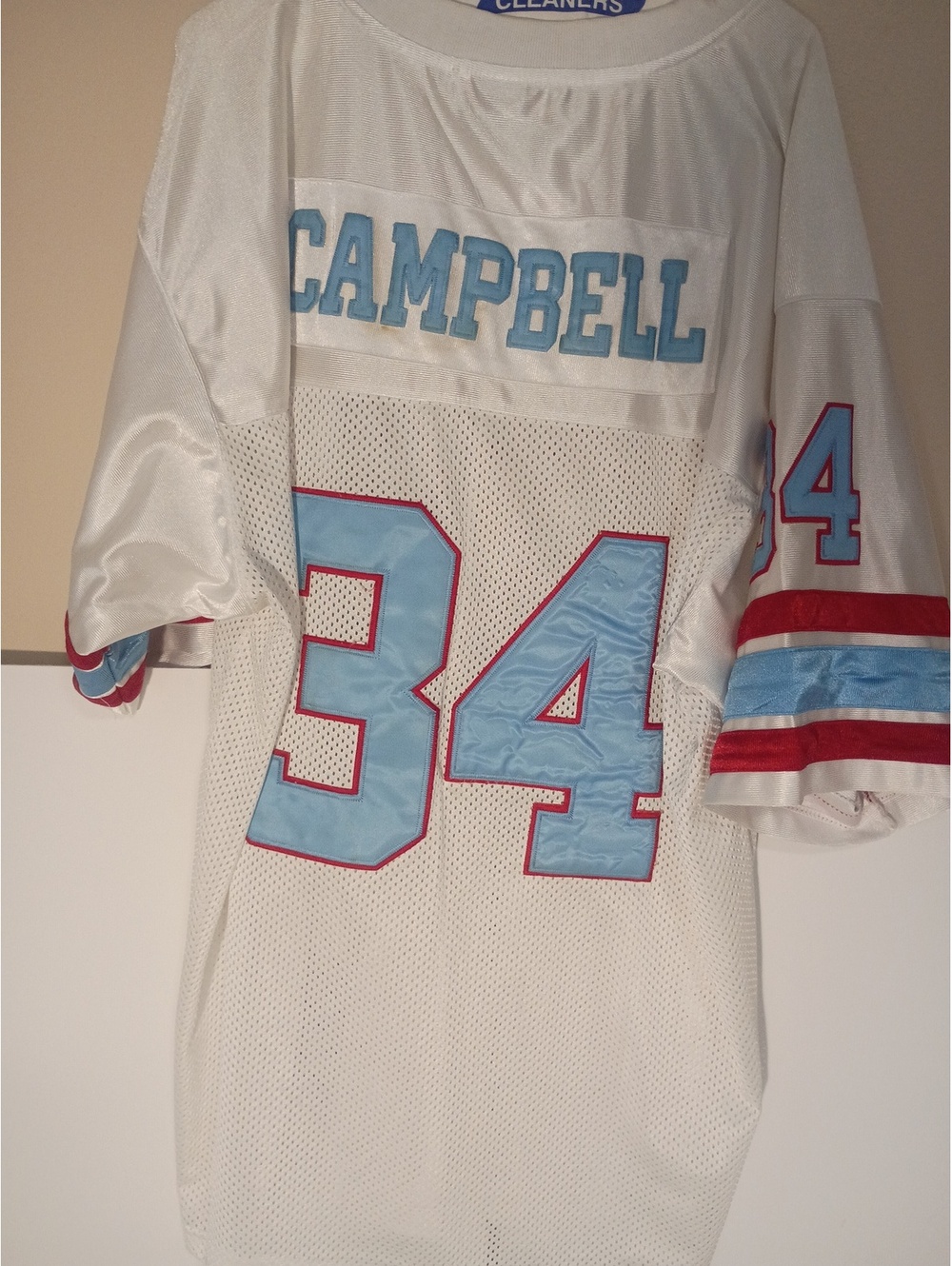 Earl Campbell 34 Houston Oilers Throwback Football Jersey